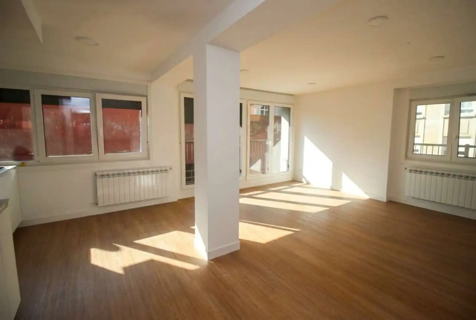 Living room of Flat for sale in Oleiros  with Heating, Parquet flooring and Terrace