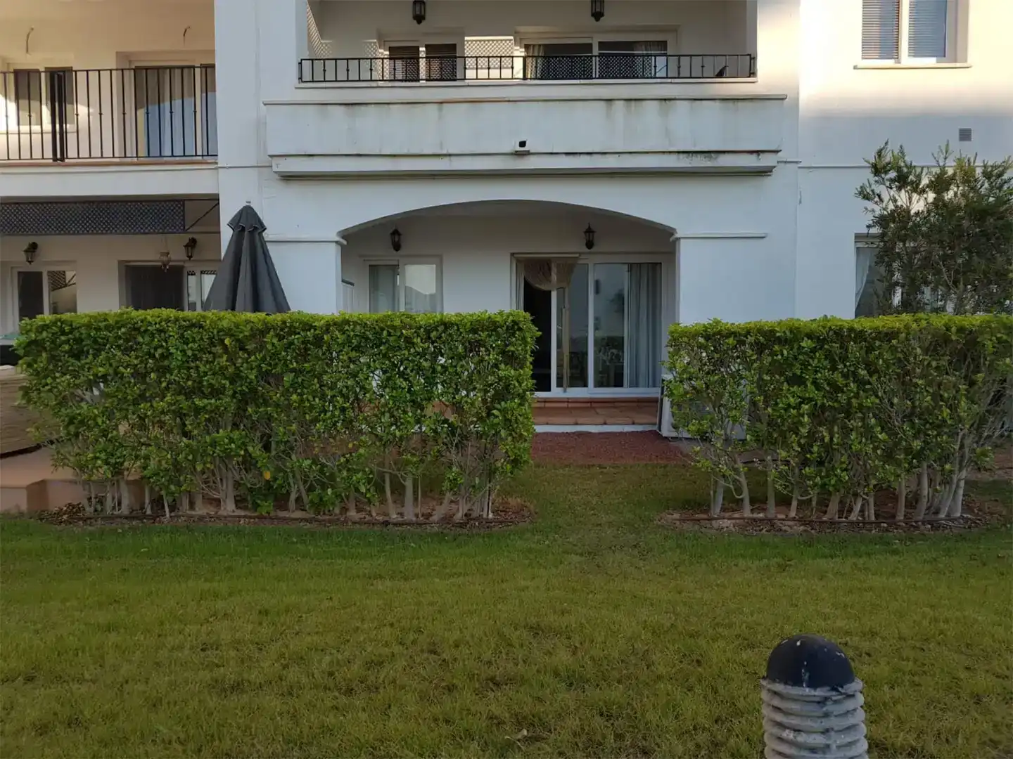 Vista exterior de Apartament en venda en Murcia amb Aire condicionat, Jardí privat i Parquet