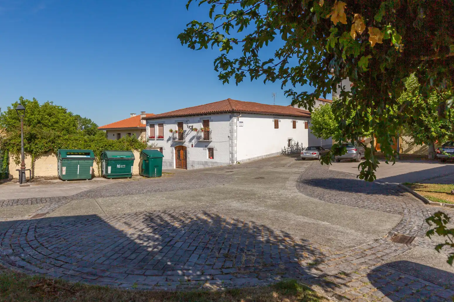 Vista exterior de Casa o chalet en venta en Galar con Calefacción, Jardín privado y Parquet