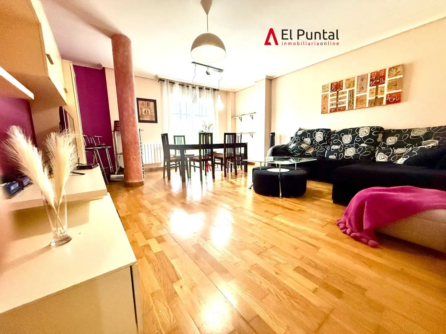 Wohnzimmer von Maisonette zum Verkauf in Piélagos mit Heizung, Parkett und Abstellraum