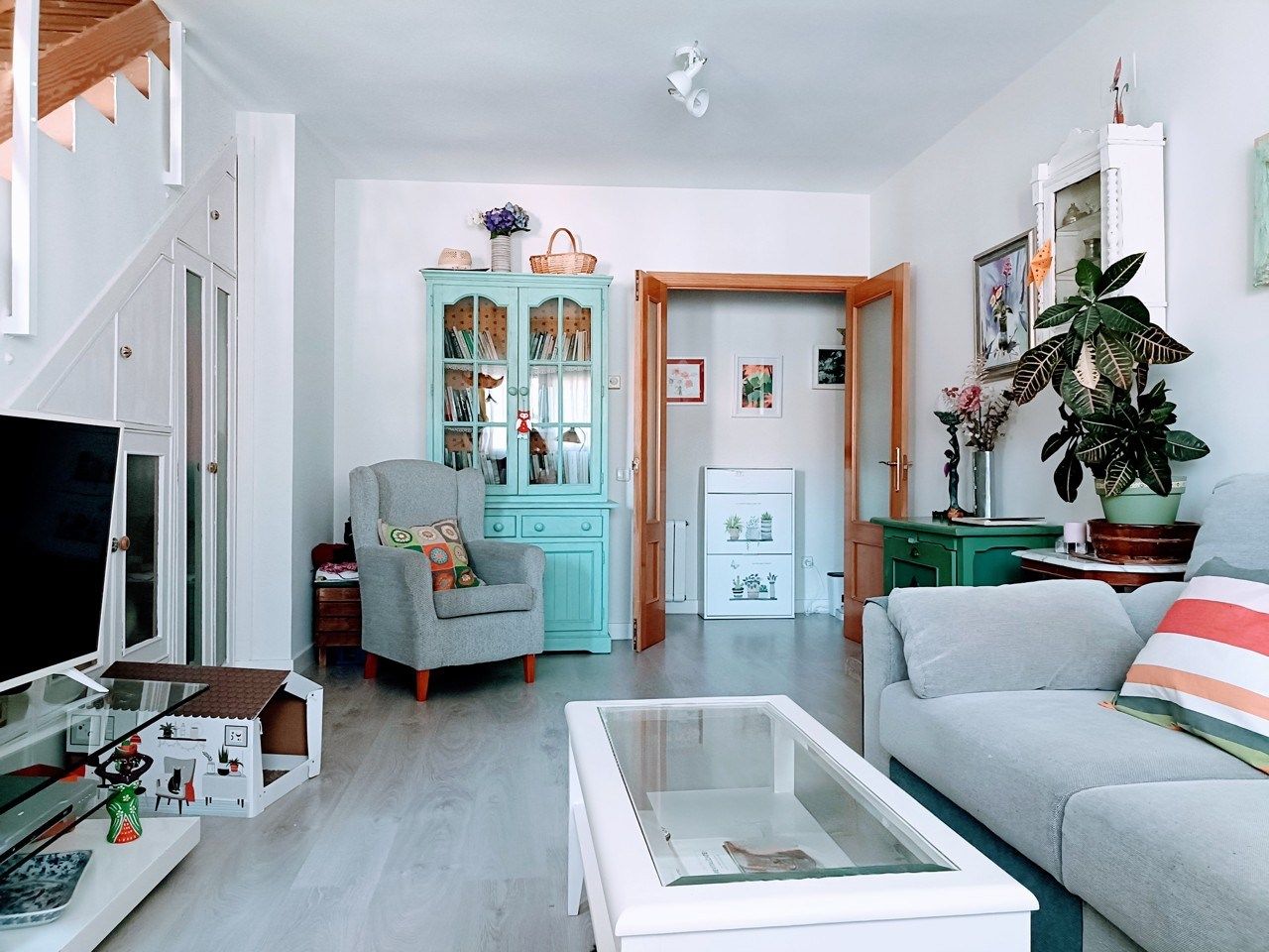 Living room of Duplex to rent in Villanueva del Pardillo  with Air Conditioner, Heating and Terrace