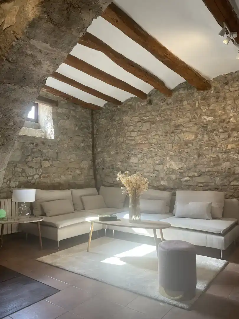 Sala d'estar de Casa o xalet en venda en La Torre de Claramunt amb Balcó