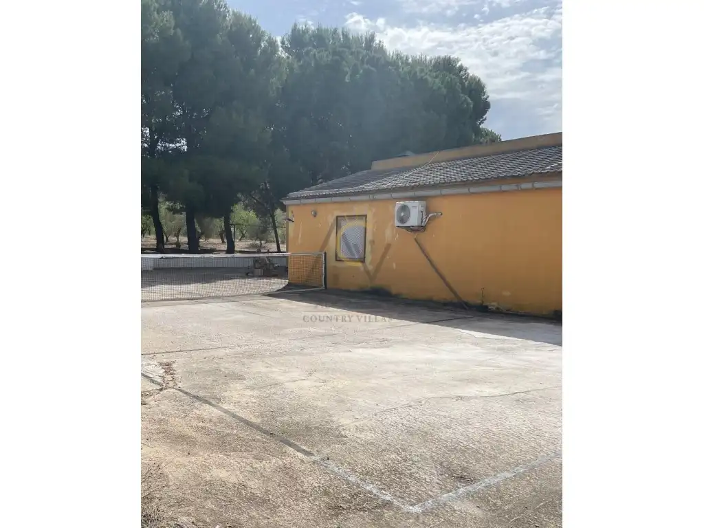 Vista exterior de Finca rústica en venda en Villena amb Aire condicionat, Jardí privat i Piscina