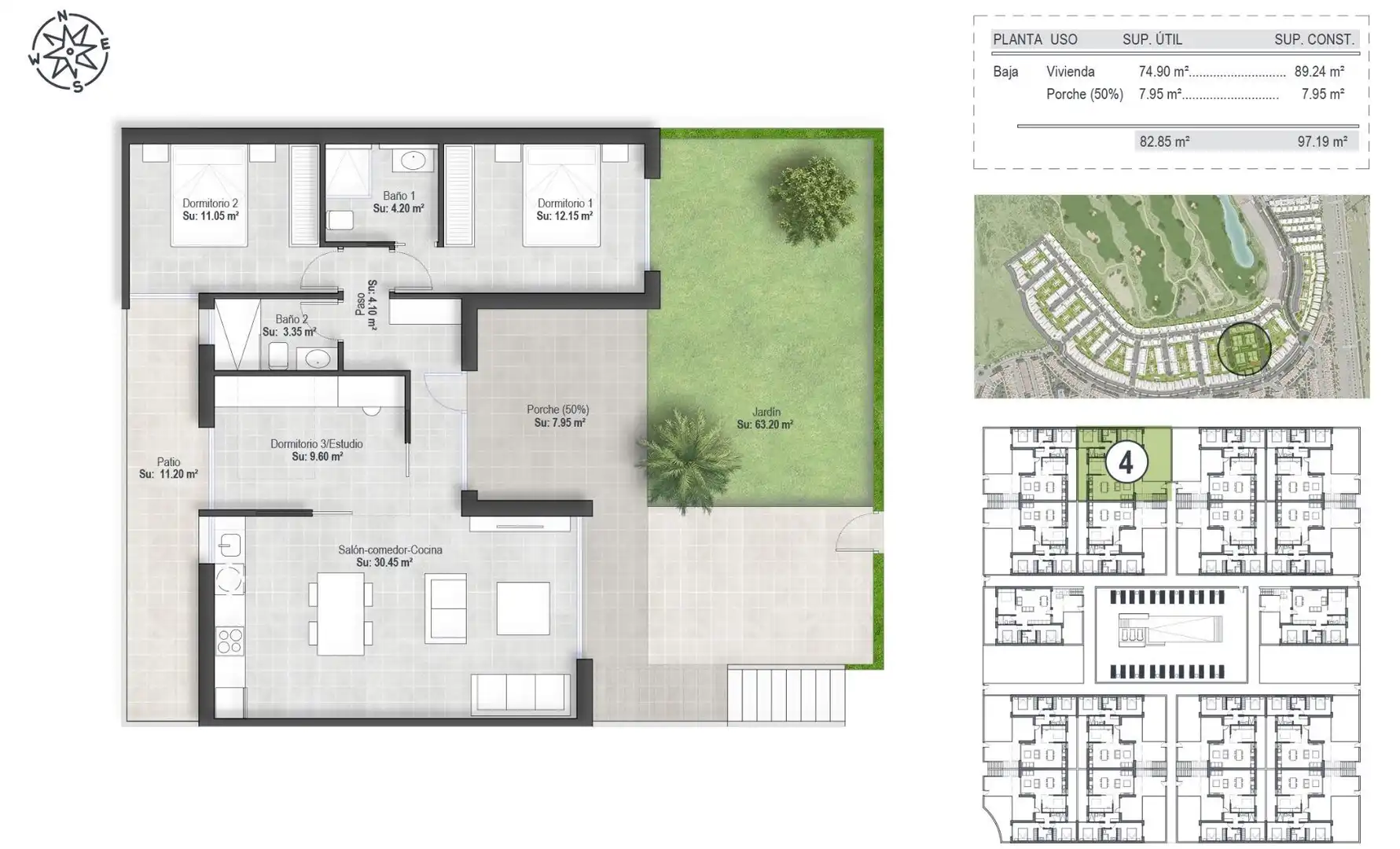 Bungalow zum Verkauf in Condado de Alhama, imagen 5