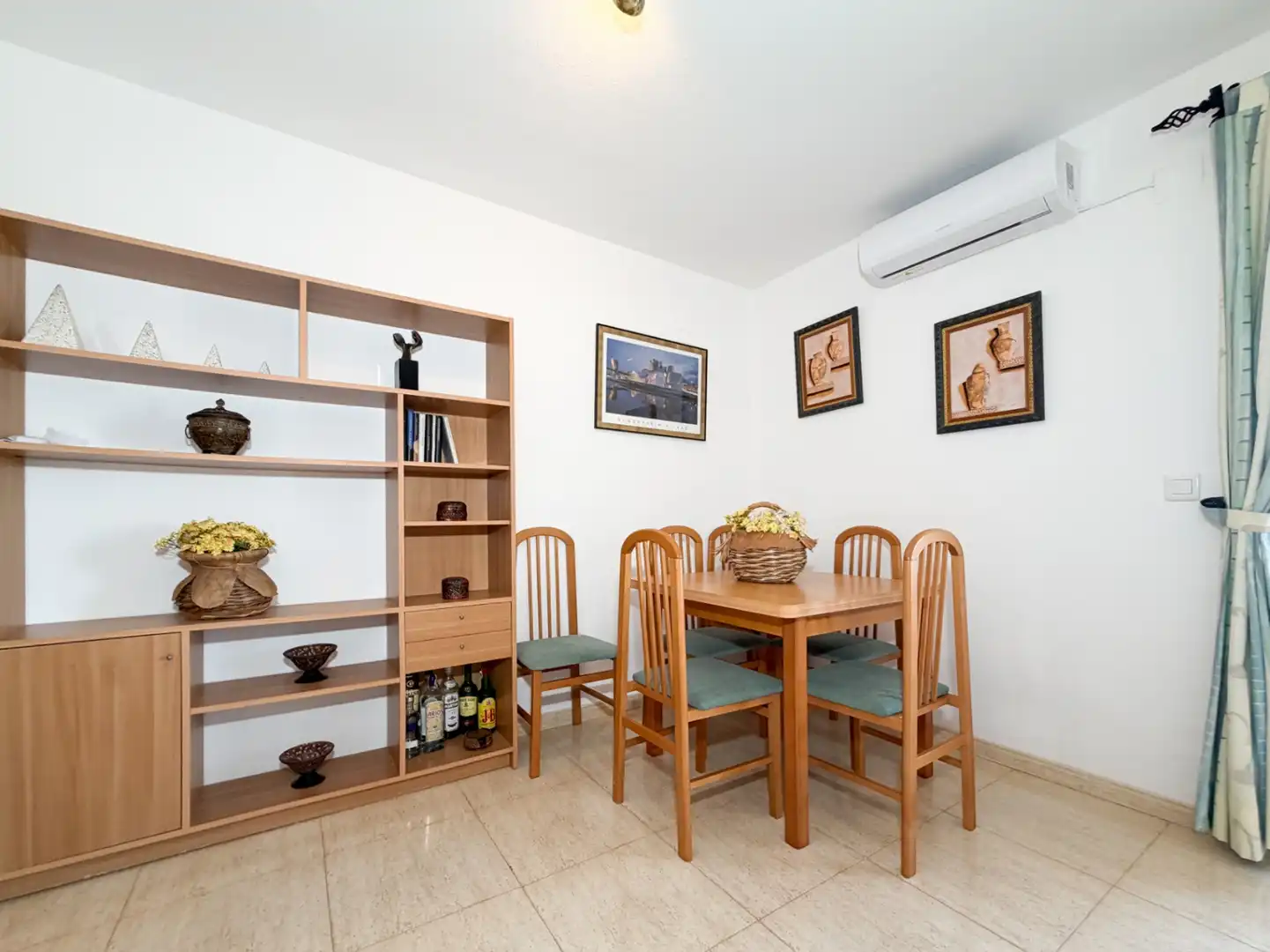 Menjador de Apartament en venda en El Campello amb Aire condicionat, Jardí privat i Traster