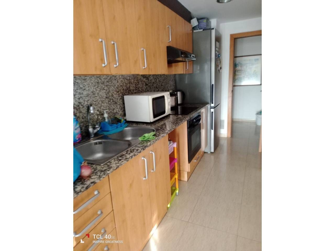 Kitchen of Flat for sale in Girona Capital  with Heating and Balcony