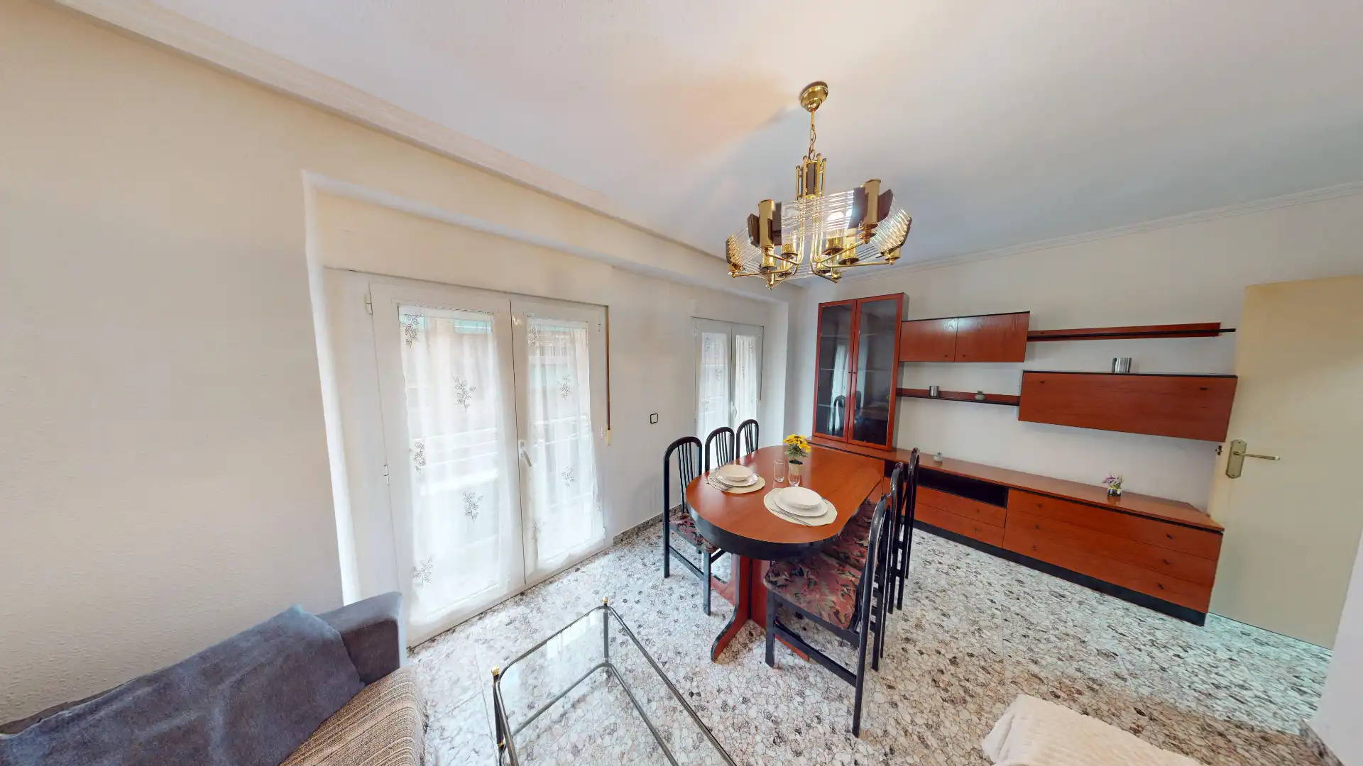 Dining room of Flat for sale in Alicante / Alacant  with Air Conditioner, Furnished and Balcony
