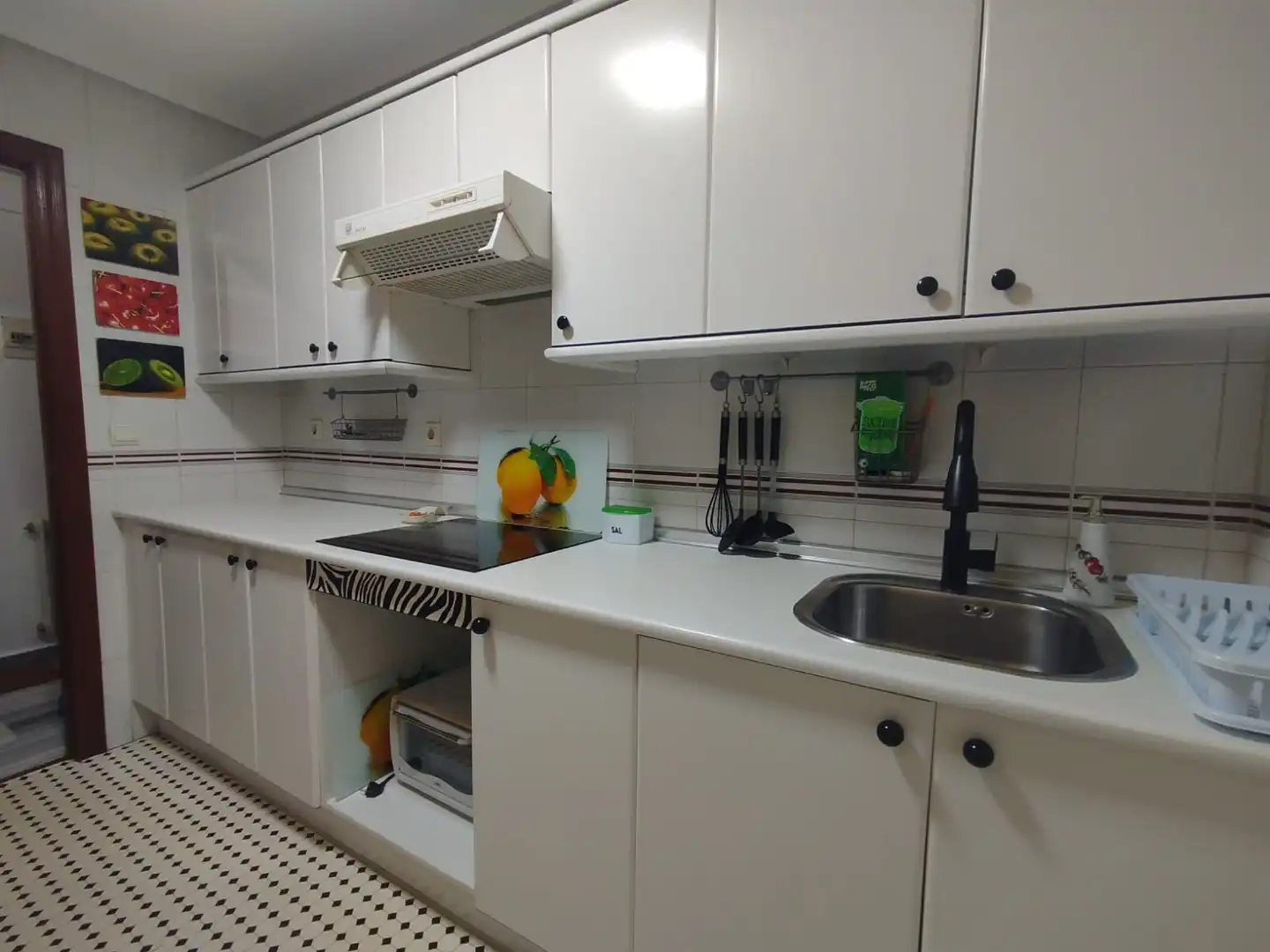 Kitchen of Flat for rent in Ciudad Real  with Heating, Terrace and Furnished