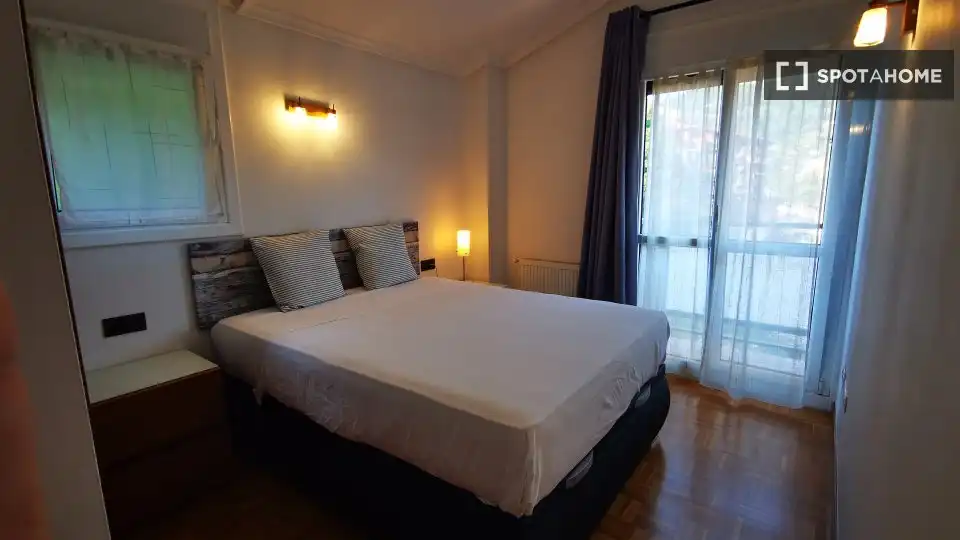 Habitación de Apartamento para compartir en Ibarra con Aire acondicionado, Calefacción y Terraza