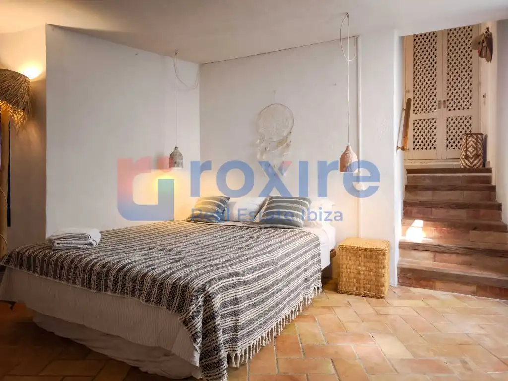 Habitación de Casa adosada de alquiler en Sant Josep de sa Talaia con Aire acondicionado, Terraza y Amueblado