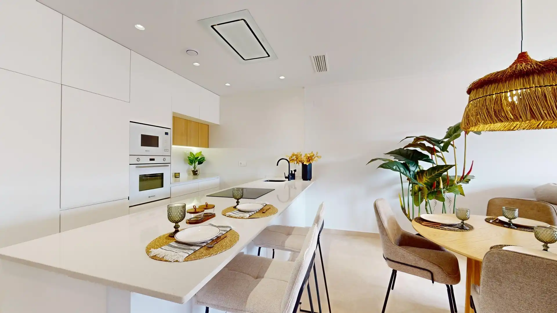 Kitchen of Attic for sale in Benissa pueblo  