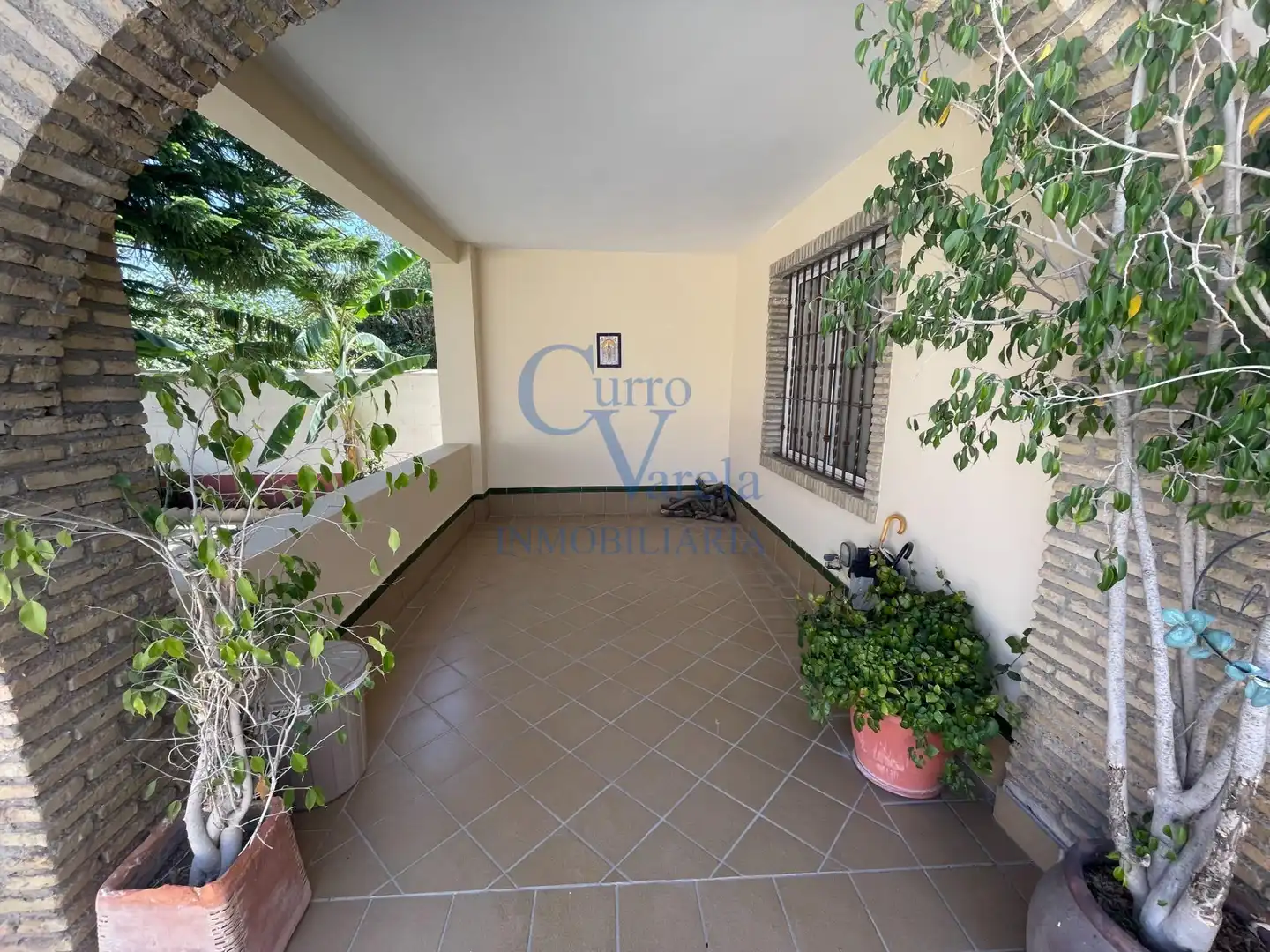 Terrace of Country homes for sale in Dos Hermanas  with Air Conditioner, Heating and Private garden