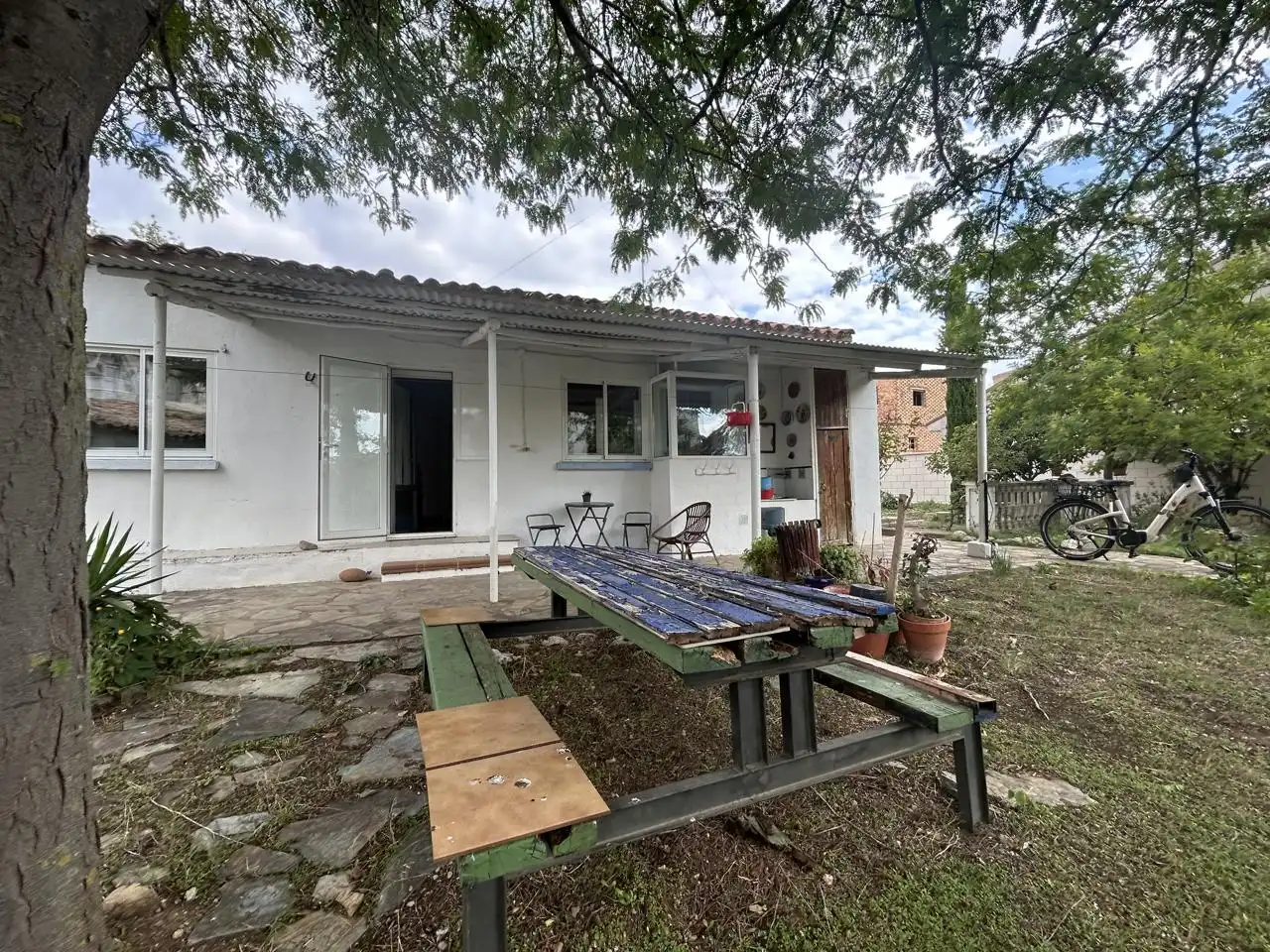 Vista exterior de Casa o xalet en venda en Cascante amb Calefacció, Jardí privat i Traster