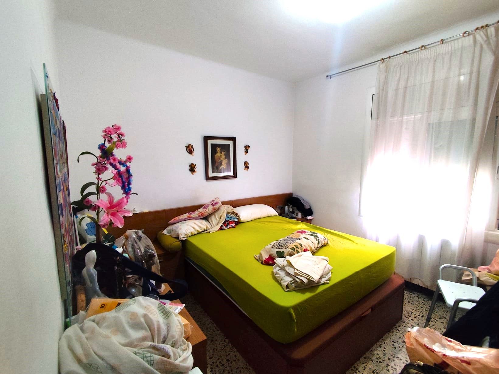 Bedroom of Flat for sale in Badalona  with Heating, Furnished and Balcony