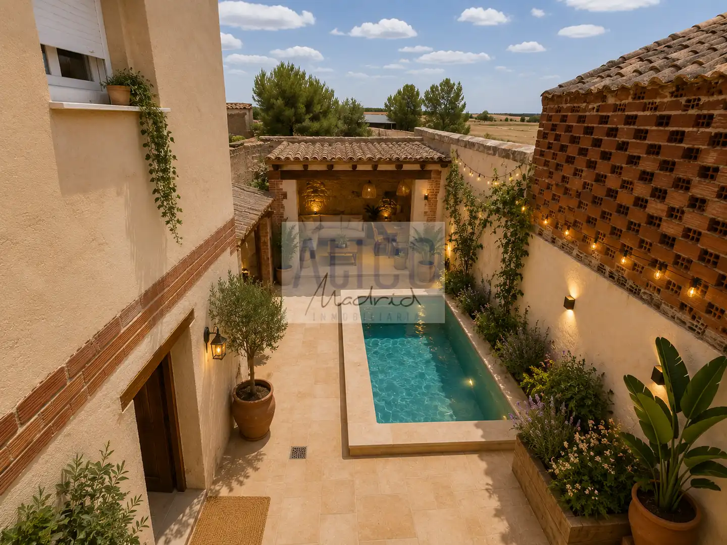 Piscina de Casa o xalet en venda en Cózar amb Aire condicionat i Terrassa