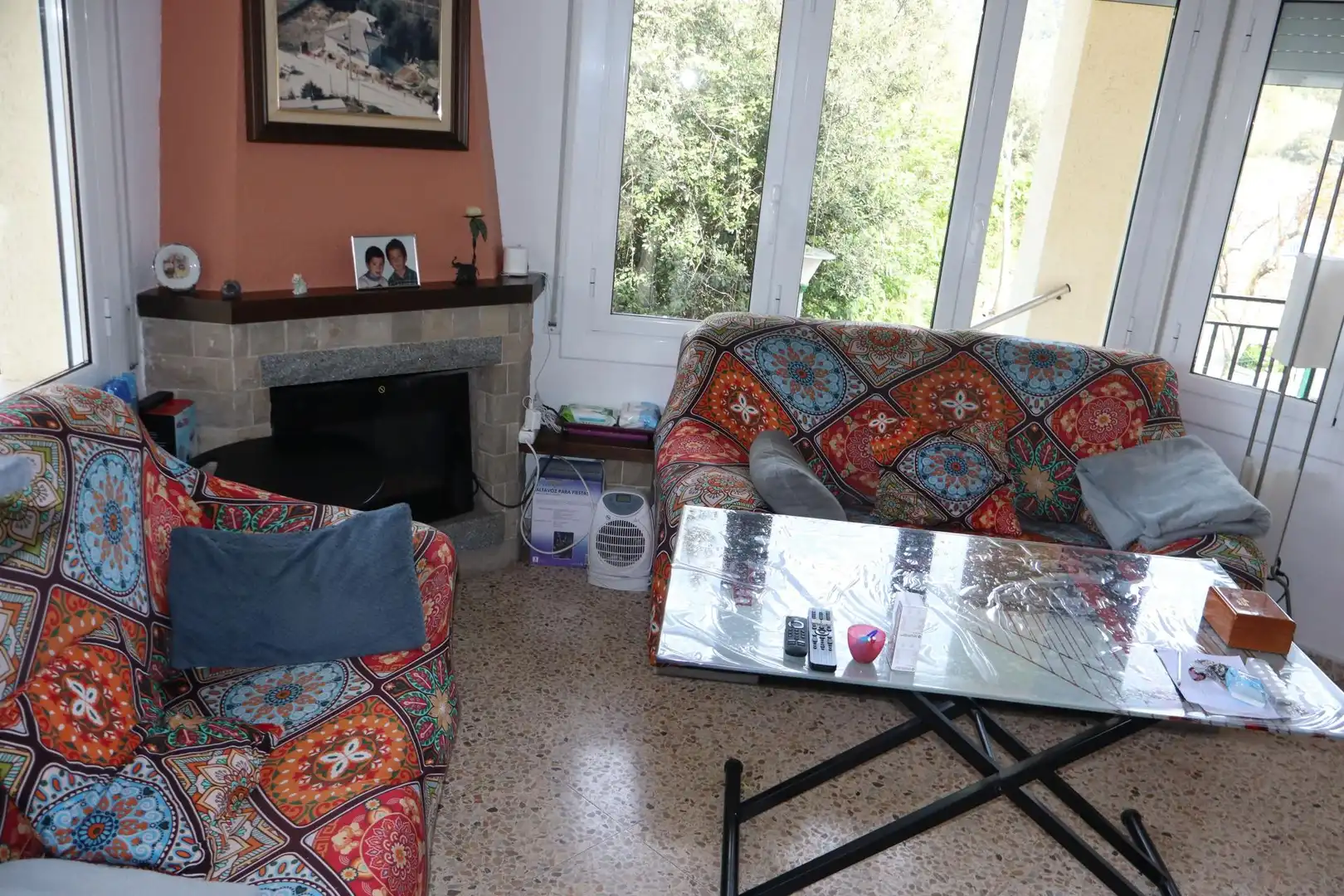 Sala d'estar de Casa o xalet en venda en Cànoves I Samalús amb Calefacció