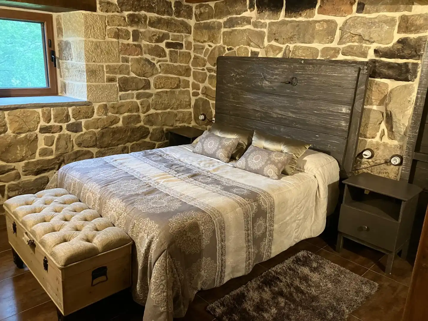 Habitación de Finca rústica en venta en San Pedro del Romeral con Calefacción, Jardín privado y Terraza