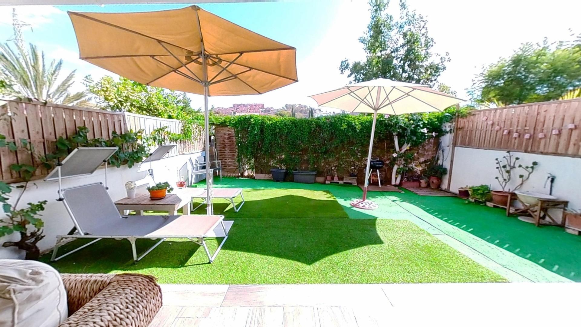 Garden of Single-family semi-detached for sale in Rincón de la Victoria  with Air Conditioner, Private garden and Terrace