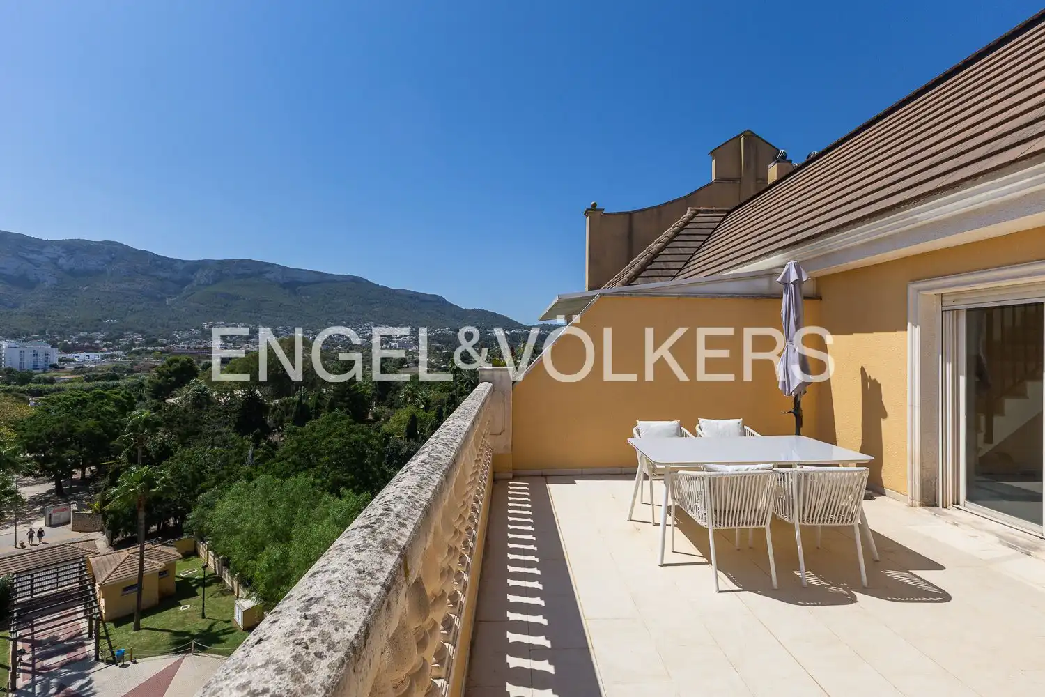 Terrace of Duplexes for rent in Dénia  with Air Conditioner, Heating and Swimming Pool