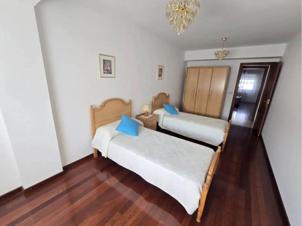 Schlafzimmer von Wohnung zum Verkauf in Baleira mit Heizung, Terrasse und Möbliert