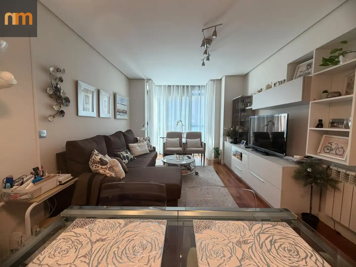 Living room of Flat for sale in Madrid  with Air Conditioner, Heating and Private garden