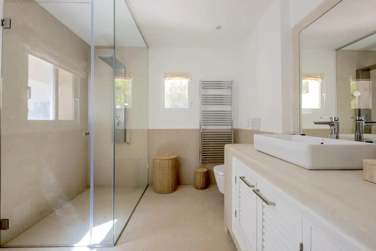 Bathroom of Houses for rent in Sant Josep de sa Talaia  with Private garden, Terrace and Swimming Pool