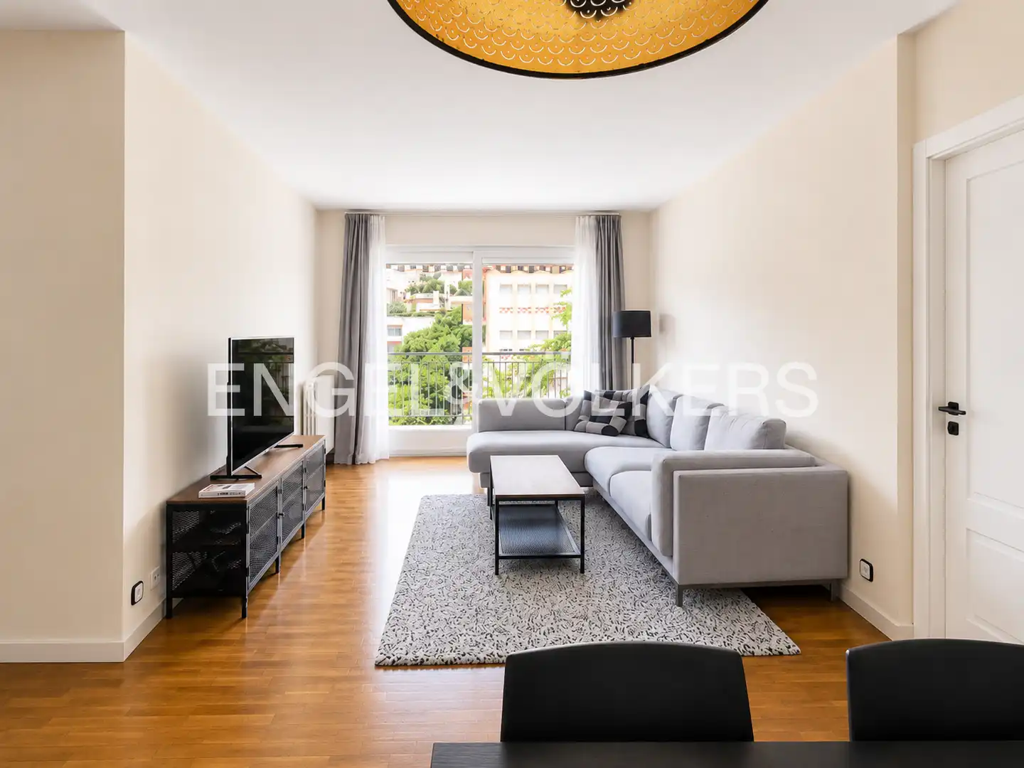 Sala d'estar de Pis de lloguer en Barcelona amb Aire condicionat, Calefacció i Parquet