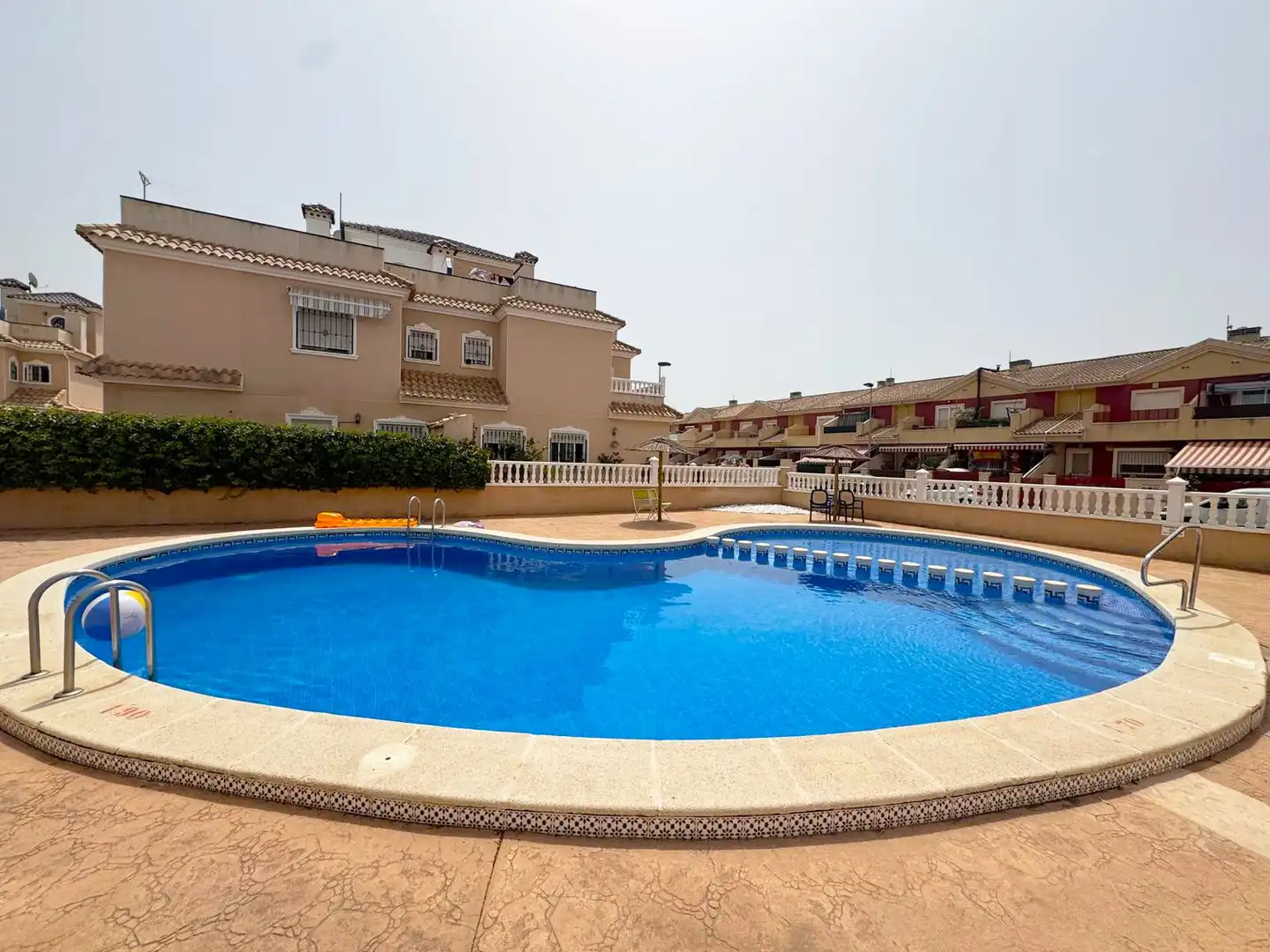 Piscina de Casa adosada en venta en San Javier con Terraza, Balcón y Piscina comunitaria