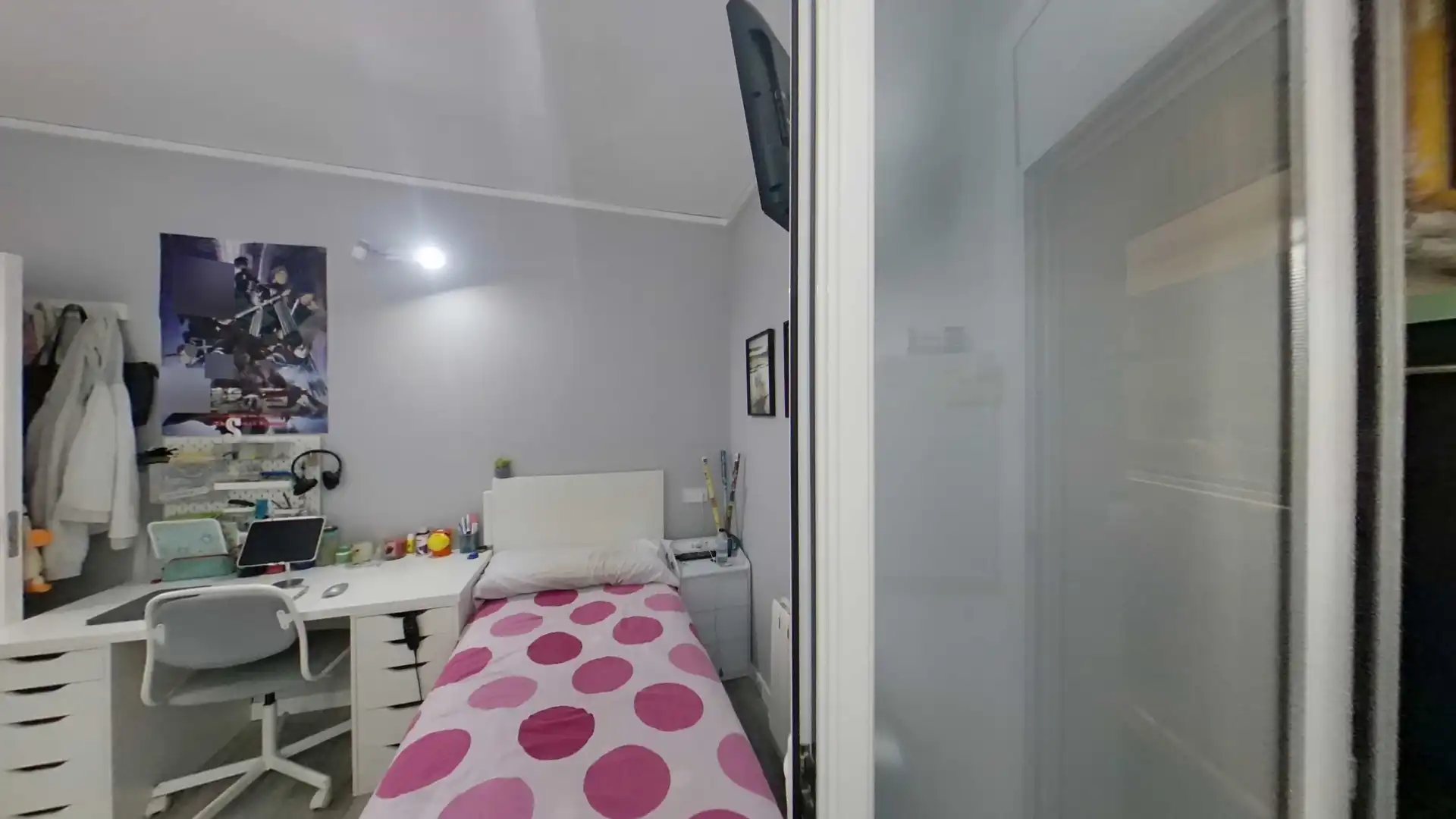Bedroom of Flat for sale in Sabadell  with Air Conditioner, Heating and Parquet flooring