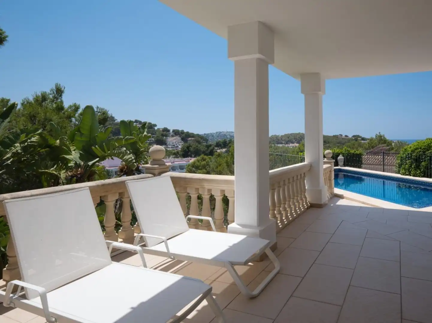 Terraza de Casa o chalet de alquiler en Calvià con Aire acondicionado, Calefacción y Jardín privado