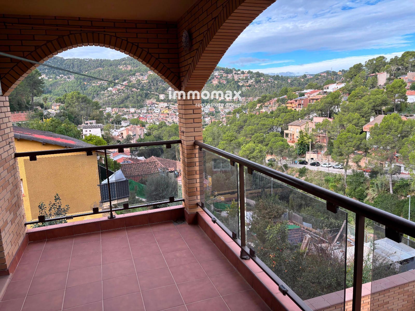 Balcony of Flat to rent in Vallirana  with Heating, Private garden and Terrace