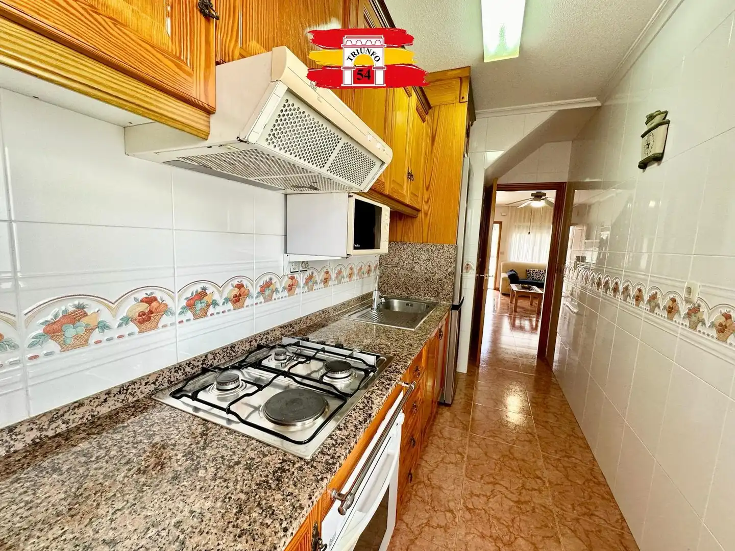 Cocina de Casa adosada en venta en Pilar de la Horadada con Aire acondicionado, Terraza y Amueblado