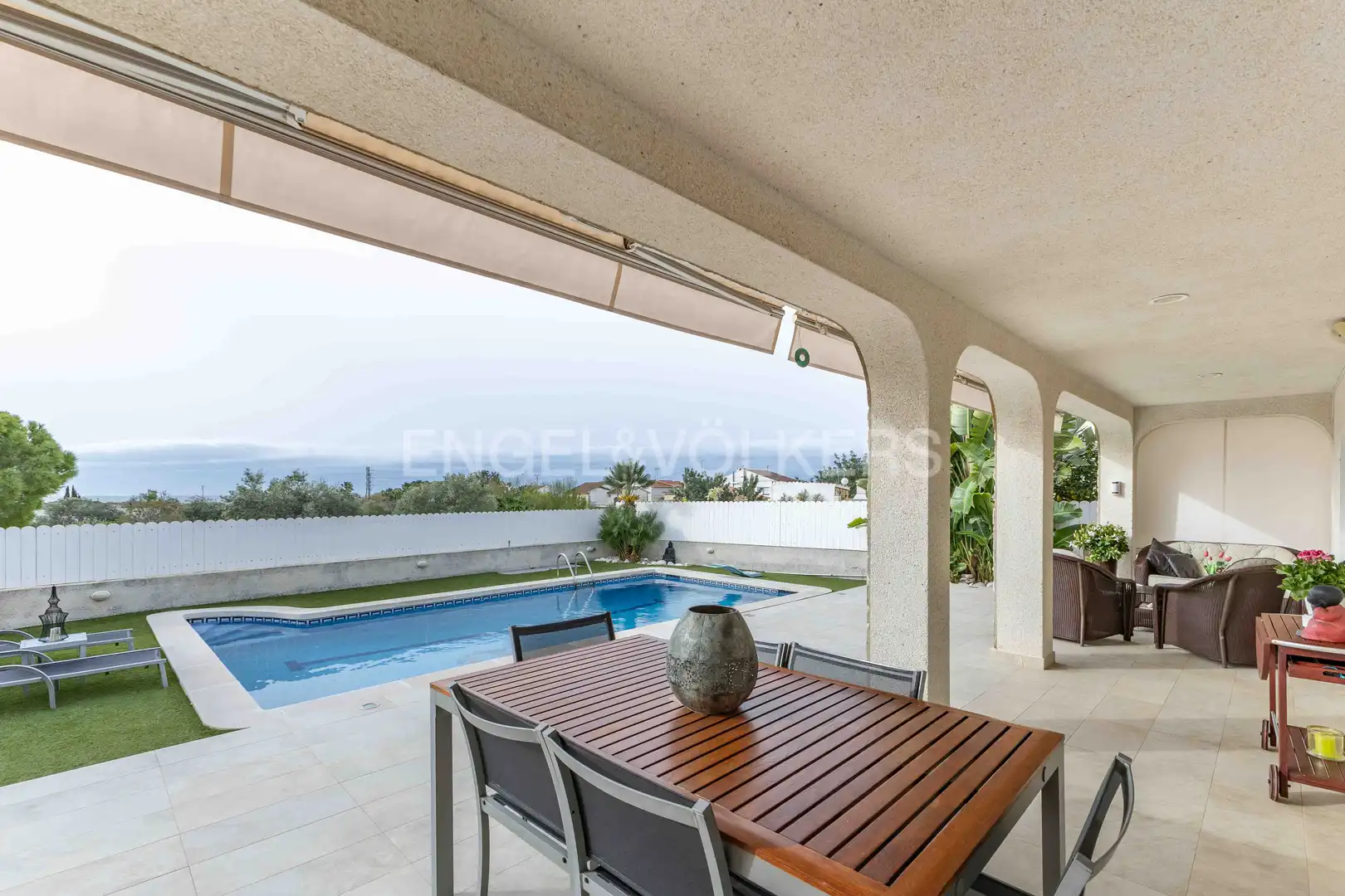 Terraza de Casa o chalet en venta en Creixell con Aire acondicionado, Calefacción y Jardín privado
