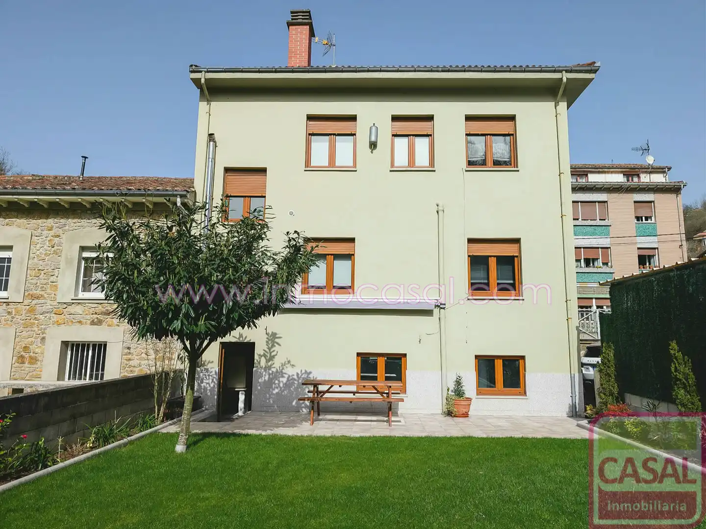 Exterior view of Houses for sale in Siero  with Heating, Terrace and Furnished