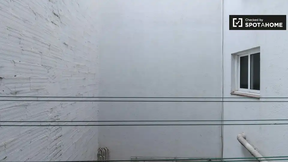 Vista exterior de Apartament per a compartir en Barcelona amb Aire condicionat, Calefacció i Terrassa