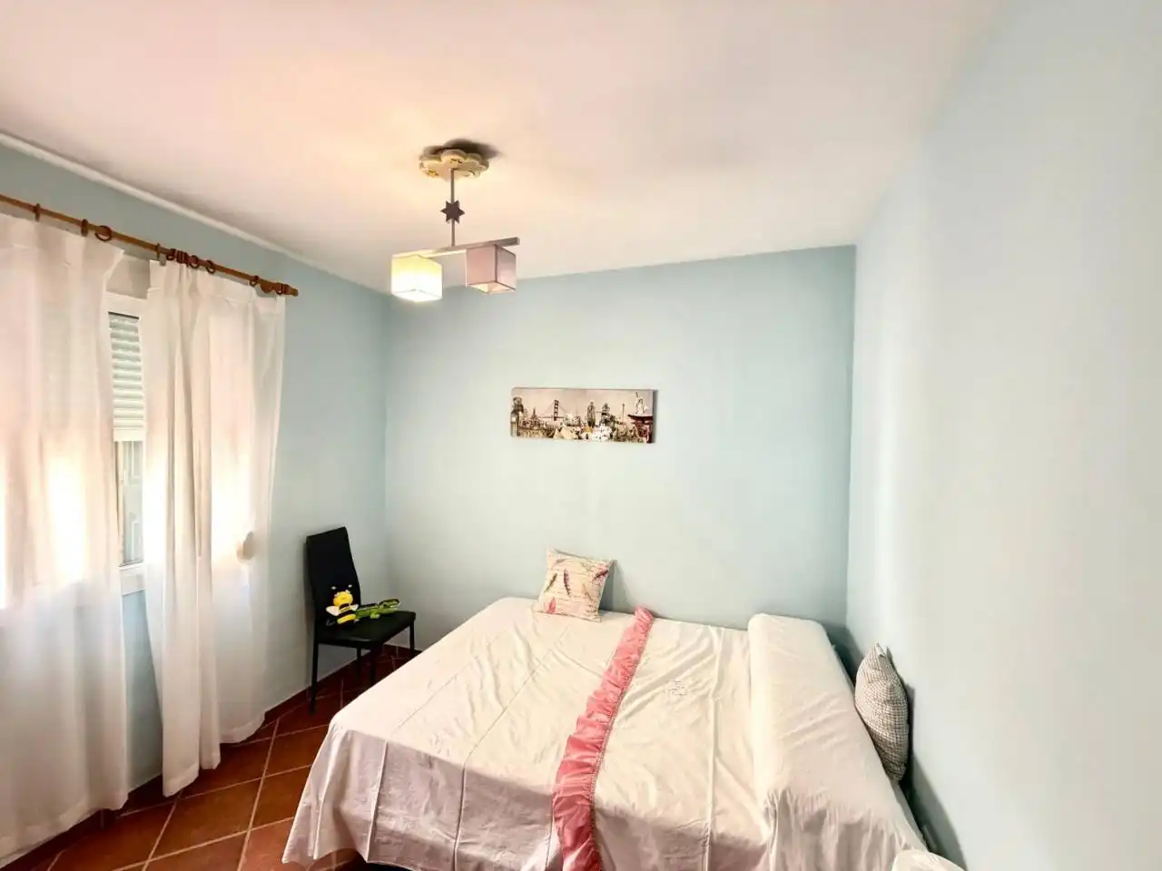 Schlafzimmer von Wohnung zur Miete in Rincón de la Victoria mit Privatgarten, Terrasse und Möbliert