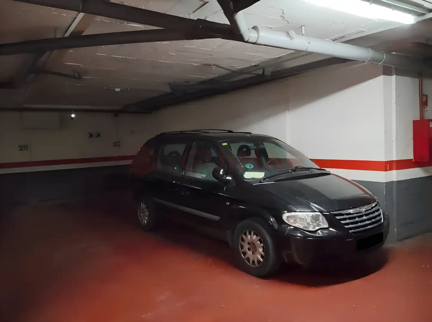 Parkplatz von Dachboden zur Miete in Esplugues de Llobregat mit Klimaanlage, Heizung und Privatgarten