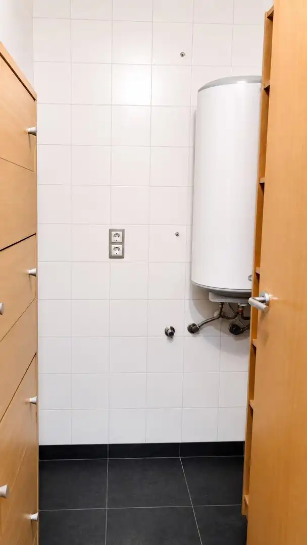 Baño de Piso de alquiler en Badalona con Calefacción, Parquet y Terraza