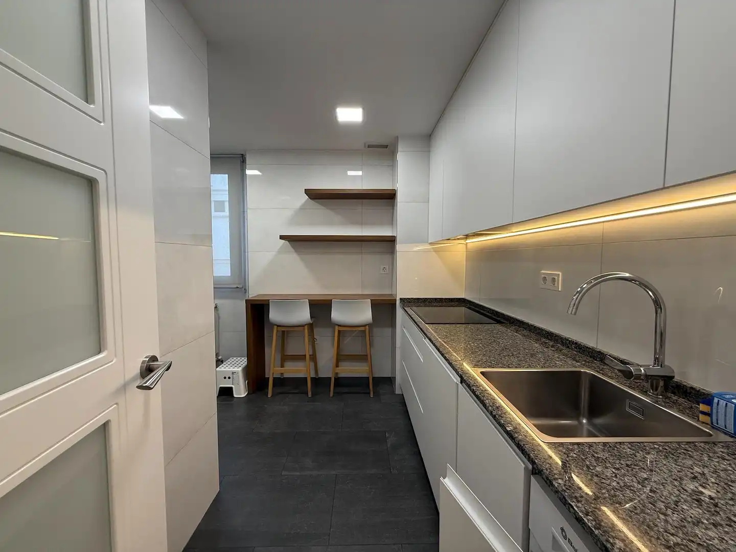 Cocina de Piso de alquiler en Zaragoza con Aire acondicionado, Calefacción y Parquet
