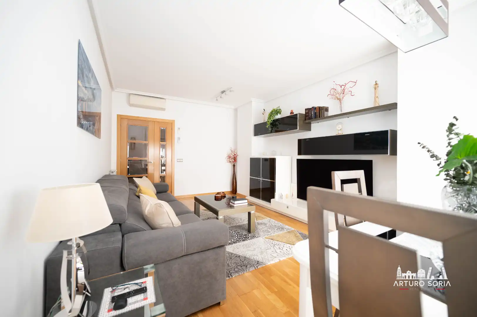 Sala de estar de Piso en venta en Rivas-Vaciamadrid con Aire acondicionado, Calefacción y Trastero