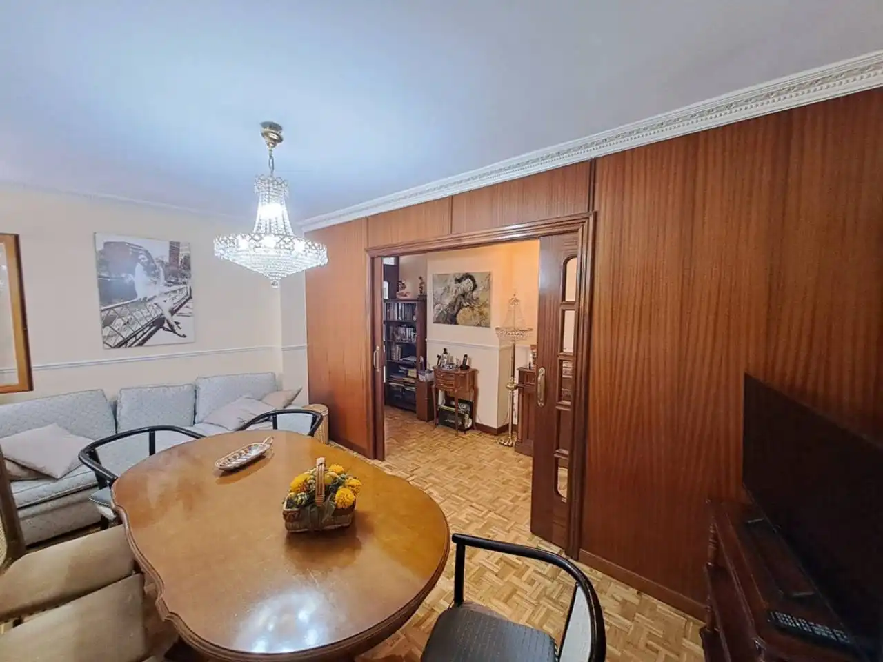 Dining room of Flat for sale in Burgos  with Heating, Terrace and Alarm