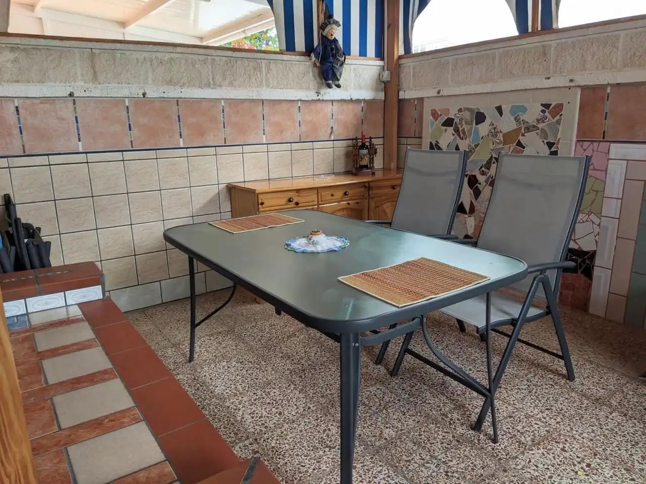 Terrasse von Wohnungen zur Miete in Arona mit Möbliert und Gemeinschaftspool