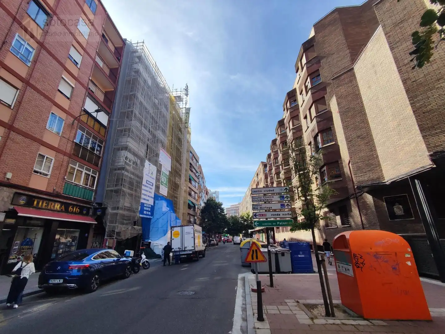 Vista exterior de Pis en venda en Valladolid amb Calefacció