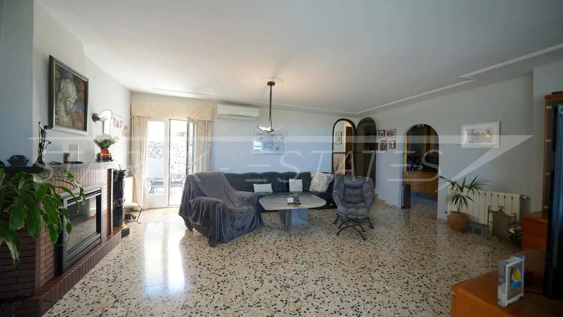 Sala d'estar de Casa o xalet en venda en Benidoleig amb Aire condicionat i Piscina