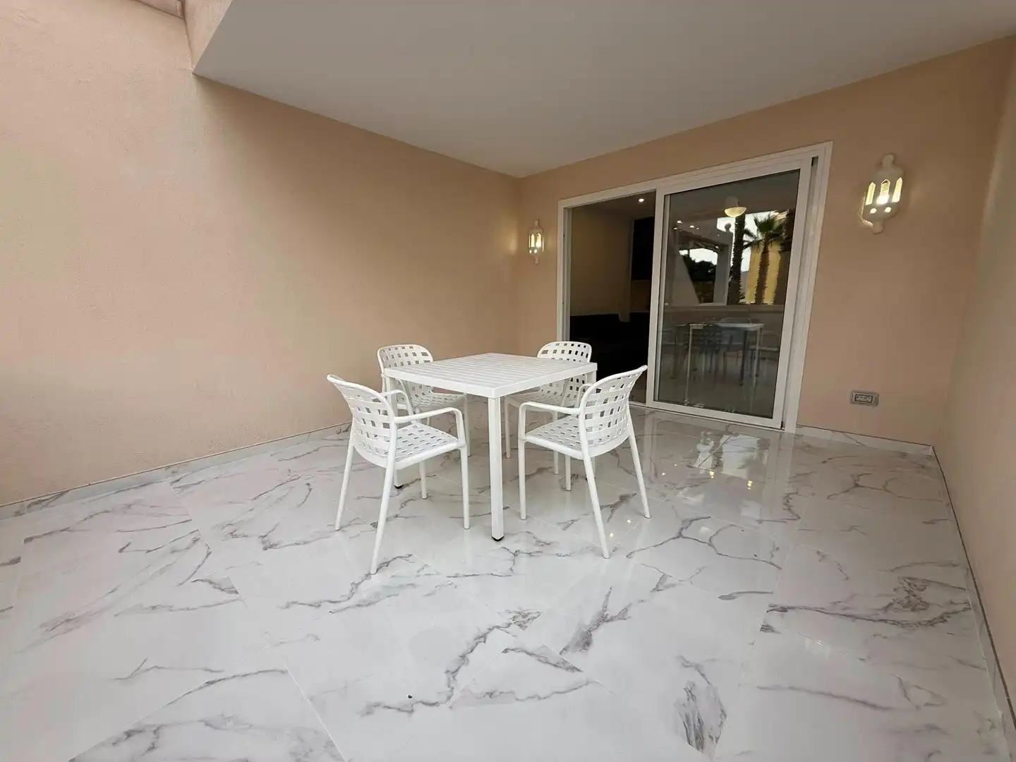 Terrassa de Apartament de lloguer en Arona amb Terrassa i Piscina comunitària