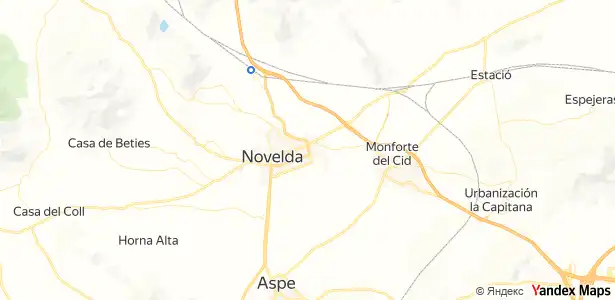 Vista exterior de Piso en venta en Novelda