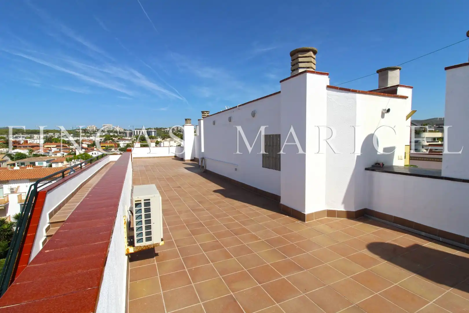 Terraza de Ático de alquiler en Sitges con Aire acondicionado, Calefacción y Terraza