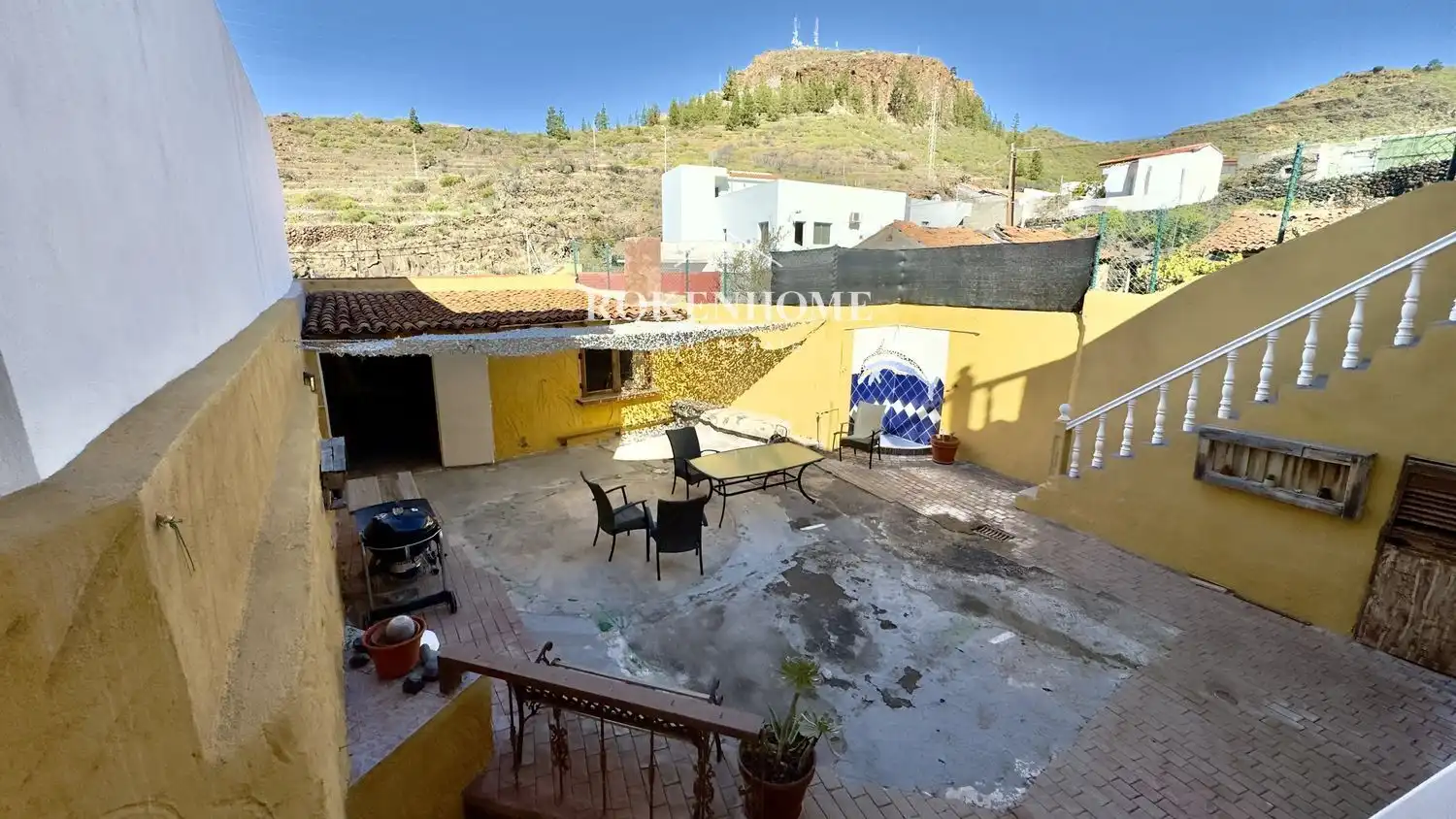 Terraza de Casa adosada en venta en Santiago del Teide con Aire acondicionado, Terraza y Trastero
