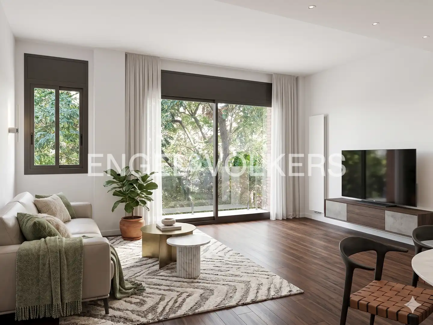 Sala de estar de Ático en venta en Barcelona con Aire acondicionado, Calefacción y Terraza