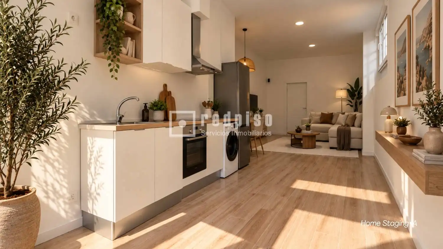 Cuina de Apartament en venda en Málaga amb Aire condicionat, Calefacció i Terrassa